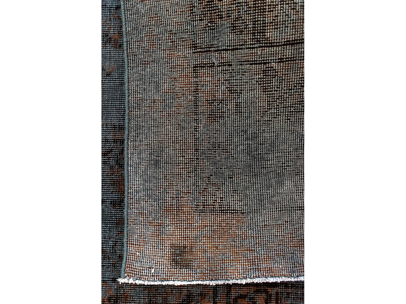 Tapis de laine 137x192 Bleu Vintage Royal