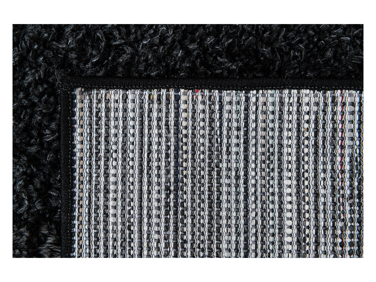 Hoogpolig tapijt 245x160 Zwart Thun Arbor