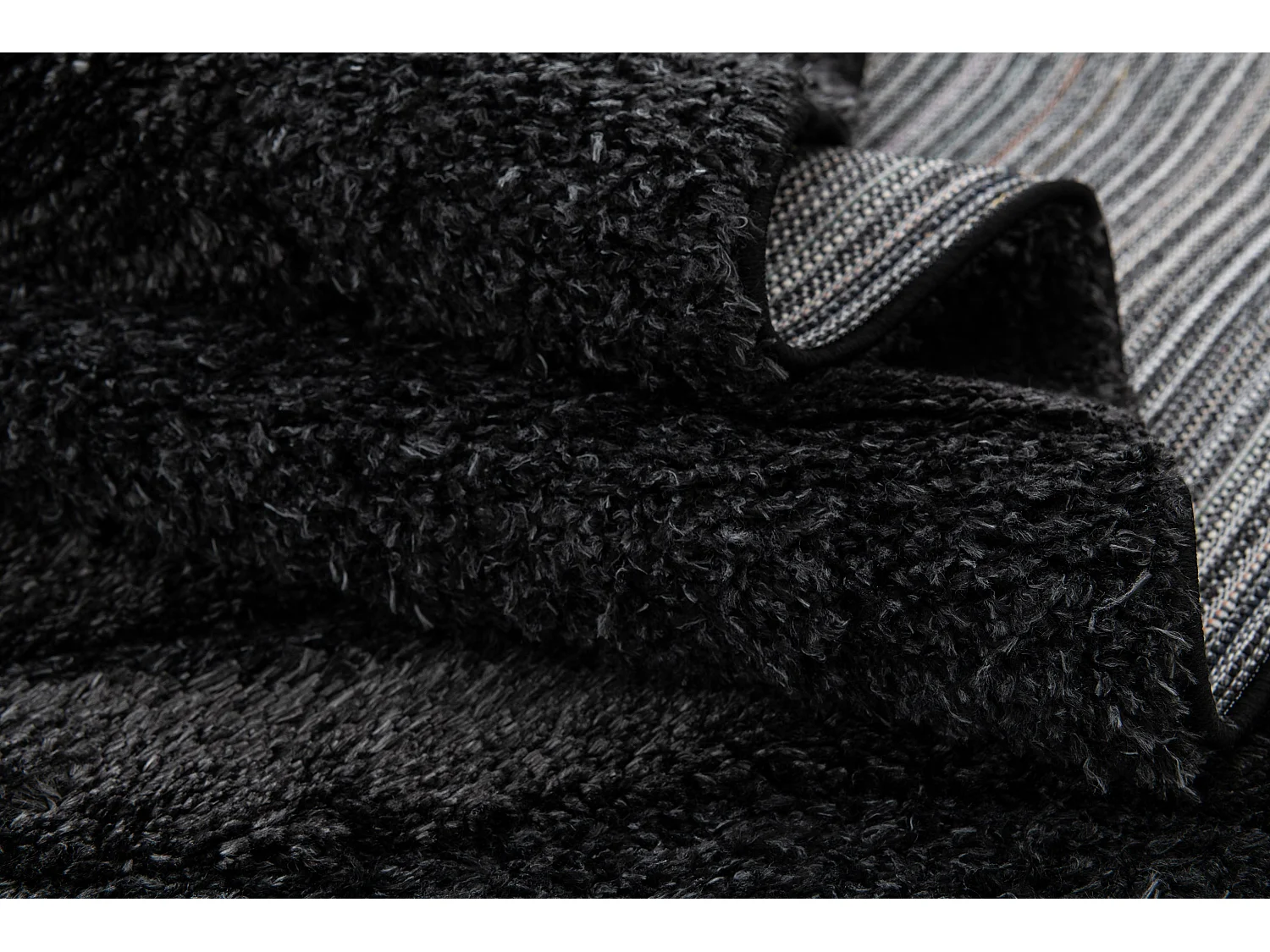 Hochflorteppich 160x245 Schwarz Thun Arbor