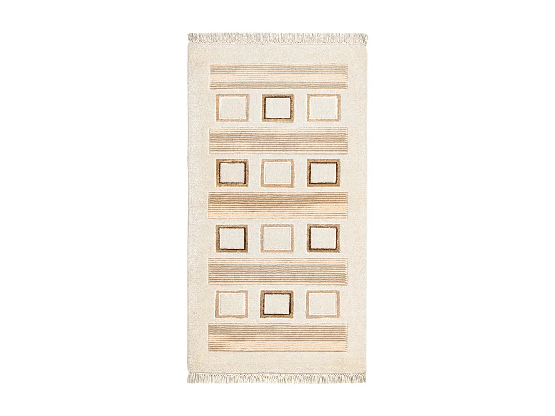 Wollteppich 84x152 Beige Darya