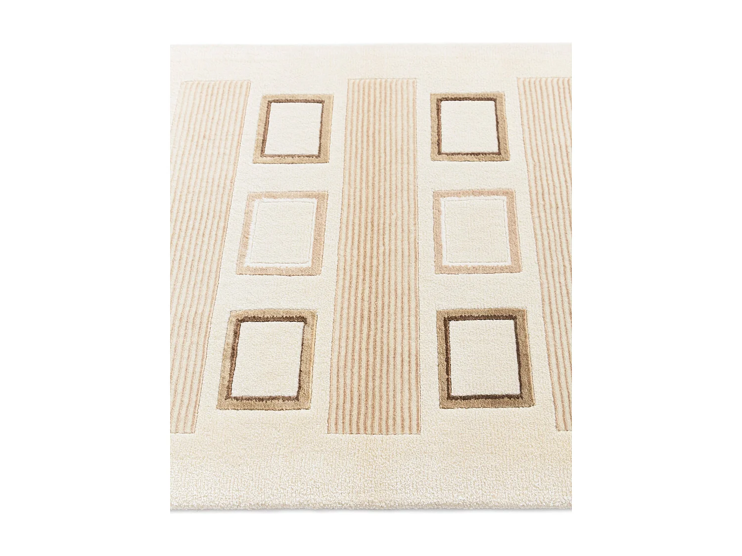 Wollteppich 84x152 Beige Darya