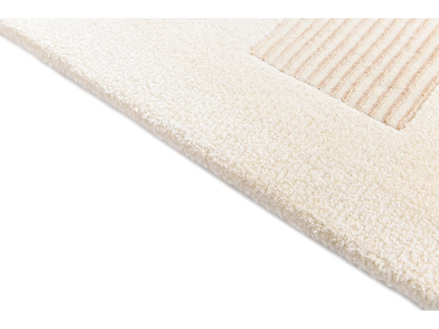 Wollteppich 84x152 Beige Darya