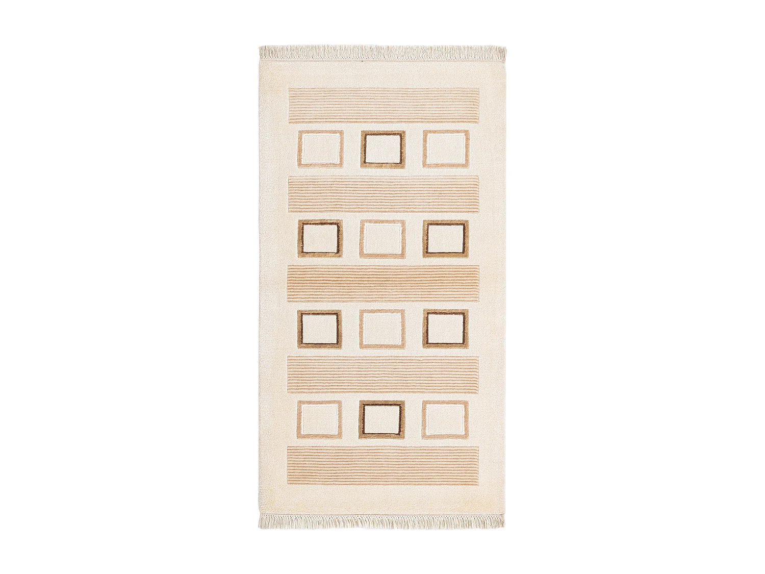 Wollteppich 84x152 Beige Darya