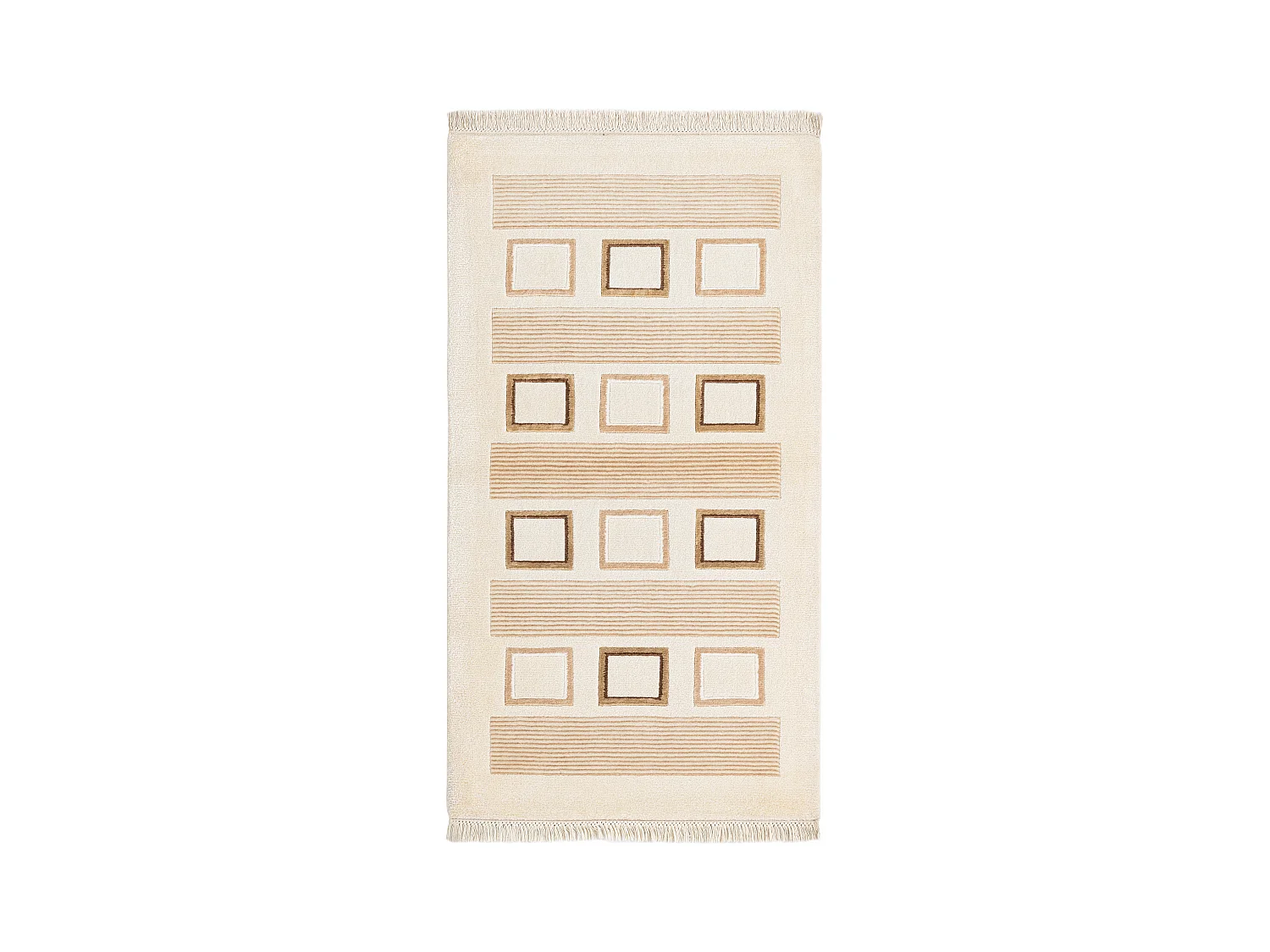 Tapis de laine 84x152 beige Darya