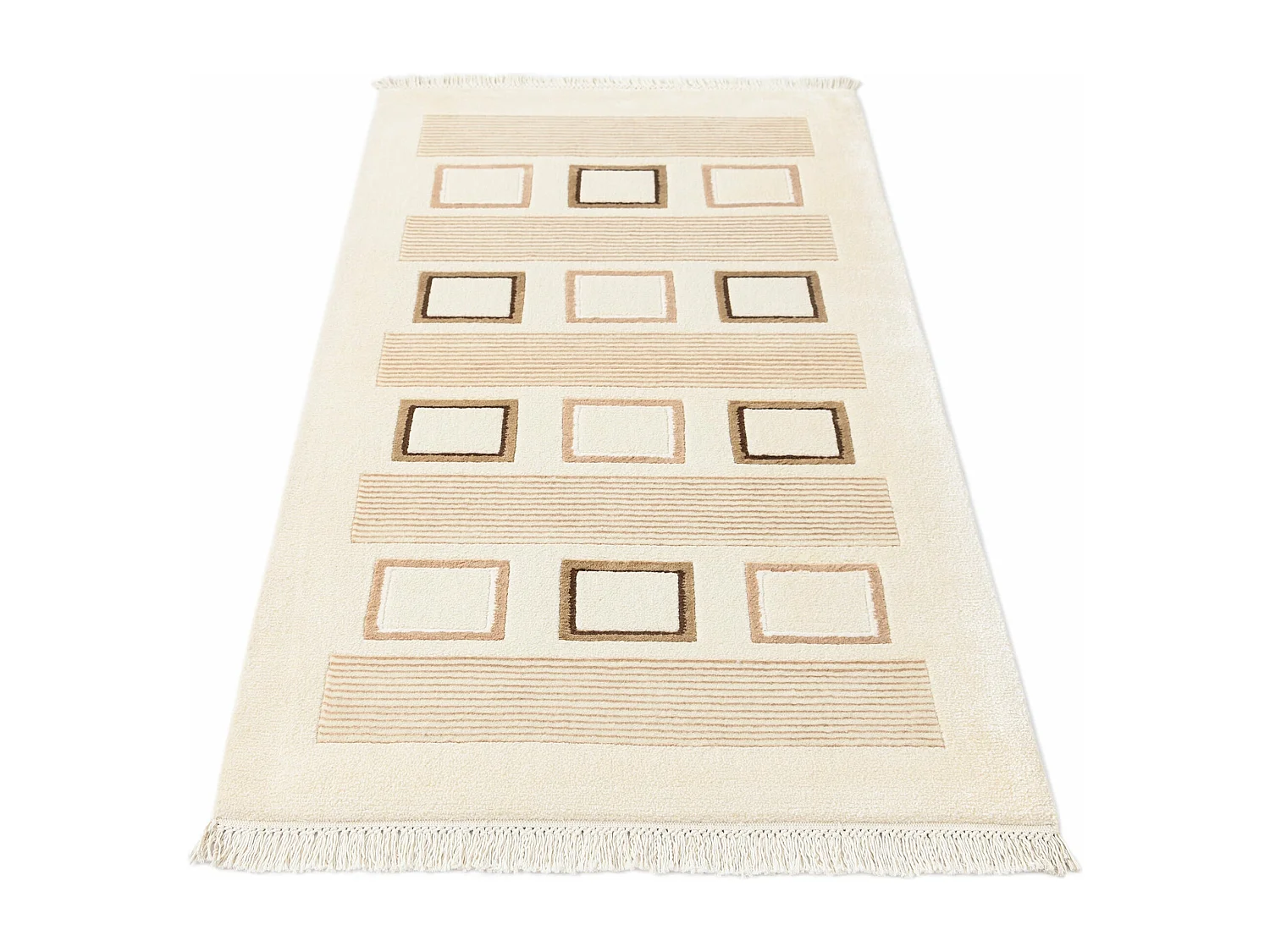 Tapis de laine 84x152 beige Darya