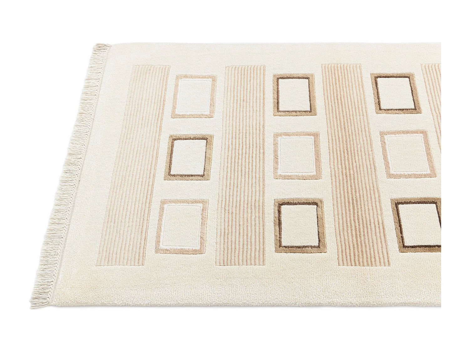 Tapis de laine 84x152 beige Darya