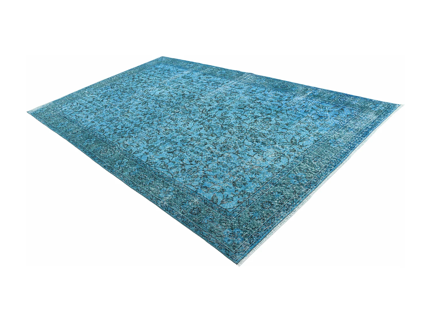 Tapis de laine 178x292 turquoise Ultra Vintage