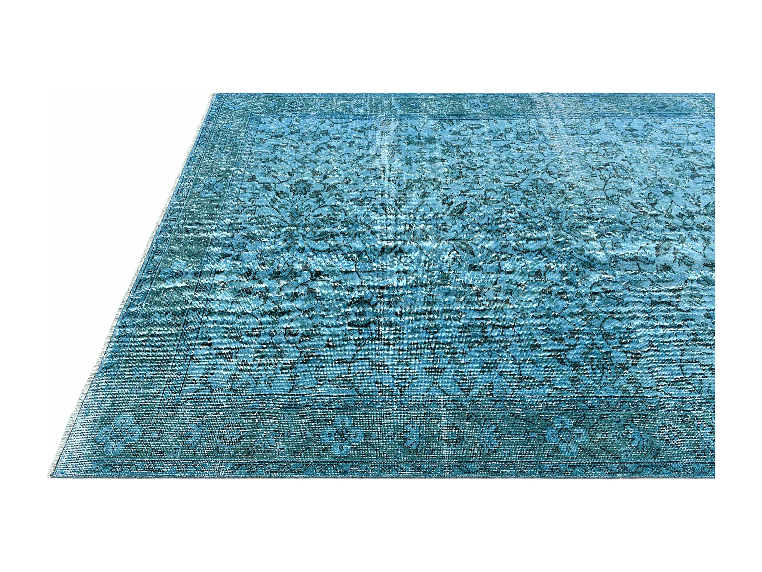 Tapis de laine 178x292 turquoise Ultra Vintage