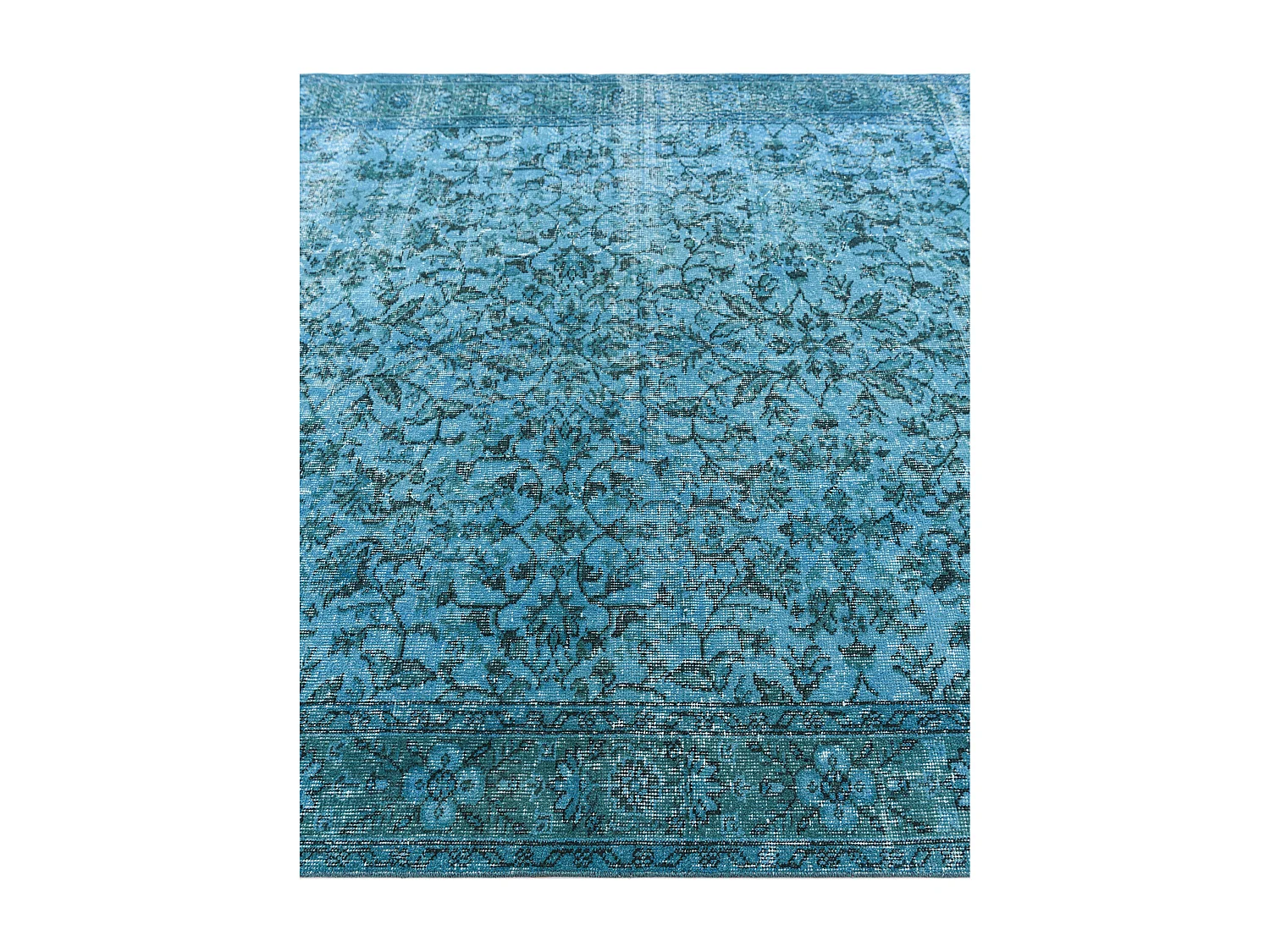 Tapis de laine 178x292 turquoise Ultra Vintage
