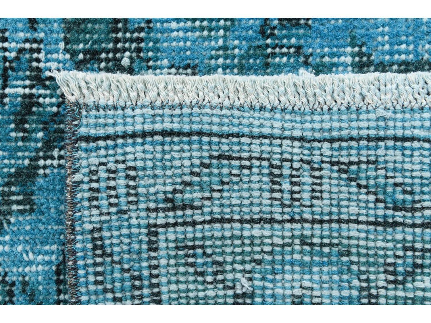 Tapis de laine 178x292 turquoise Ultra Vintage