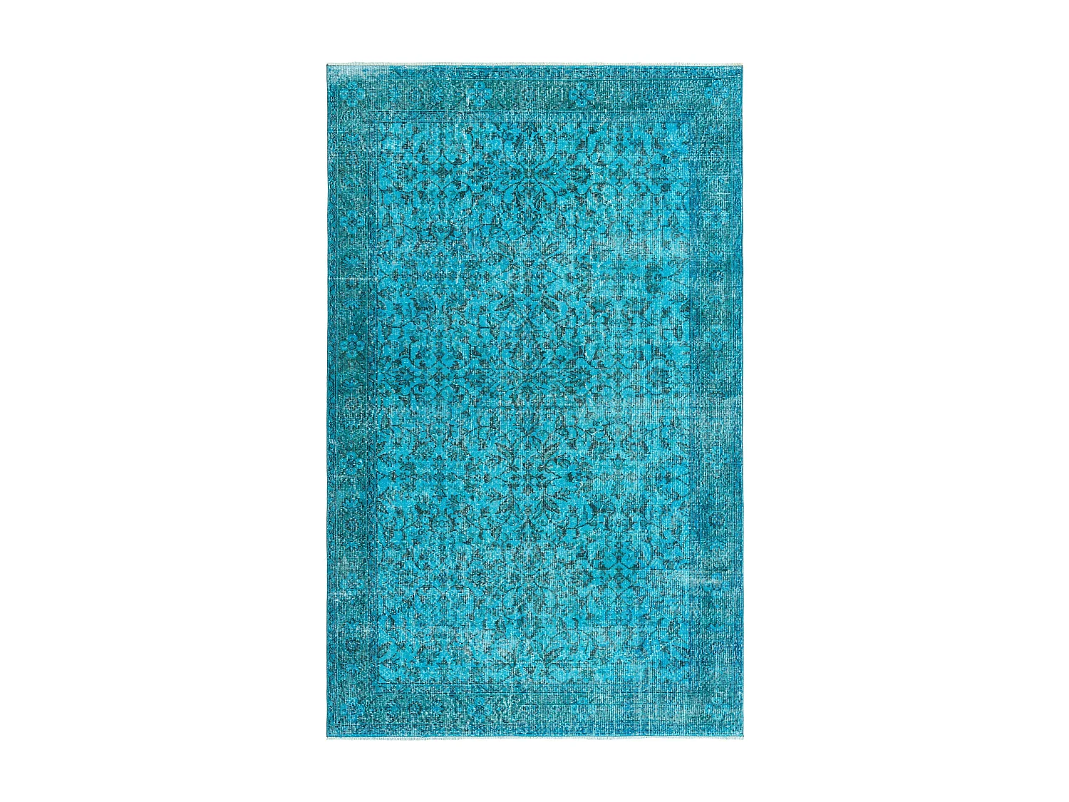 Tapis de laine 178x292 turquoise Ultra Vintage