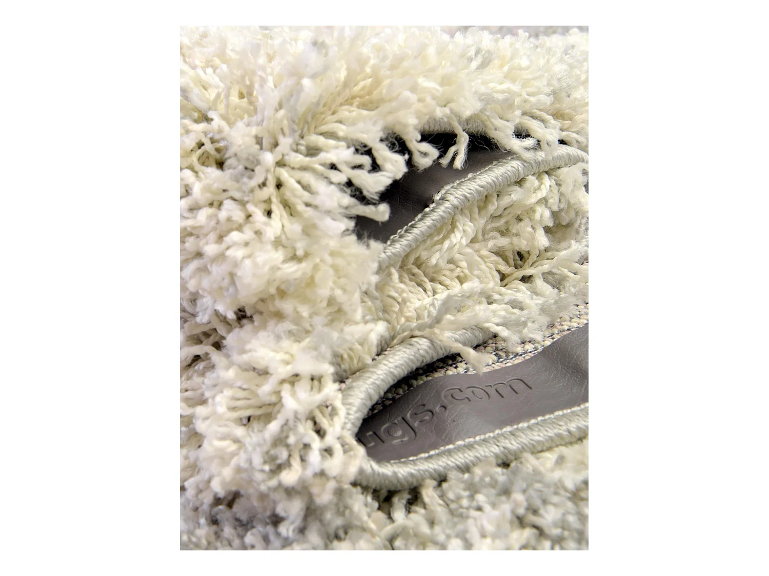 Hoogpolig tapijt 240x240 Beige - Roze Lachen Haze