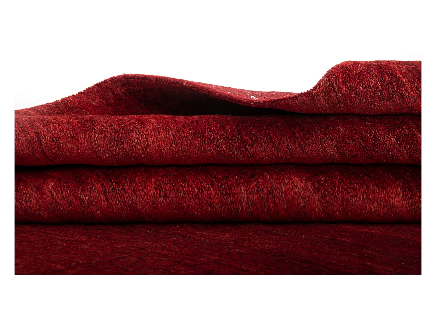 Tapis de laine 140x197 rouge Juma