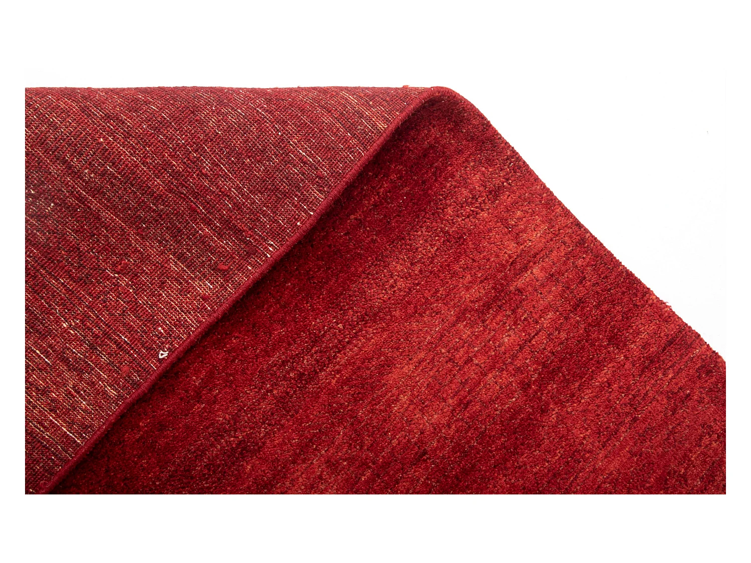 Tapis de laine 140x197 rouge Juma
