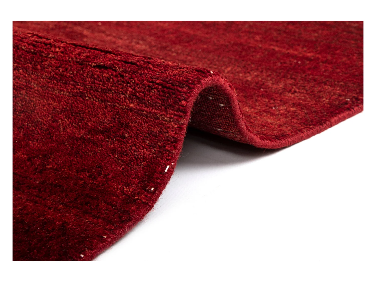 Tapis de laine 140x197 rouge Juma