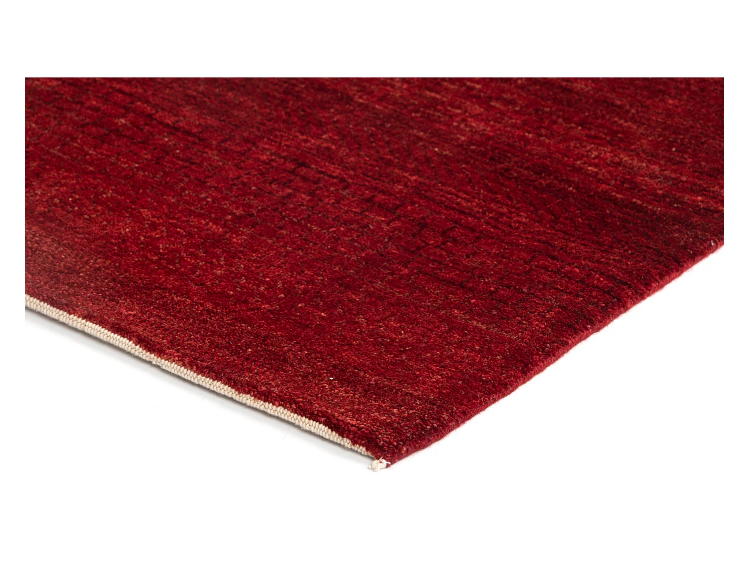 Tapis de laine 140x197 rouge Juma