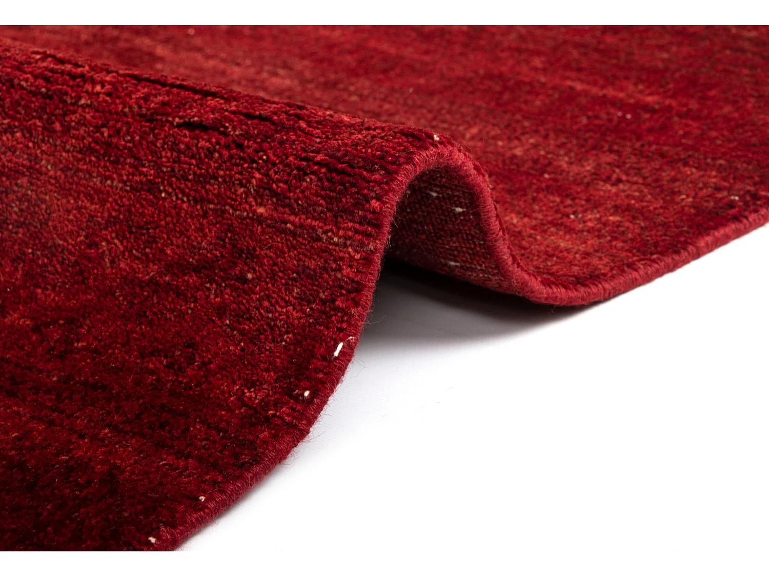 Tapis de laine 140x197 rouge Juma