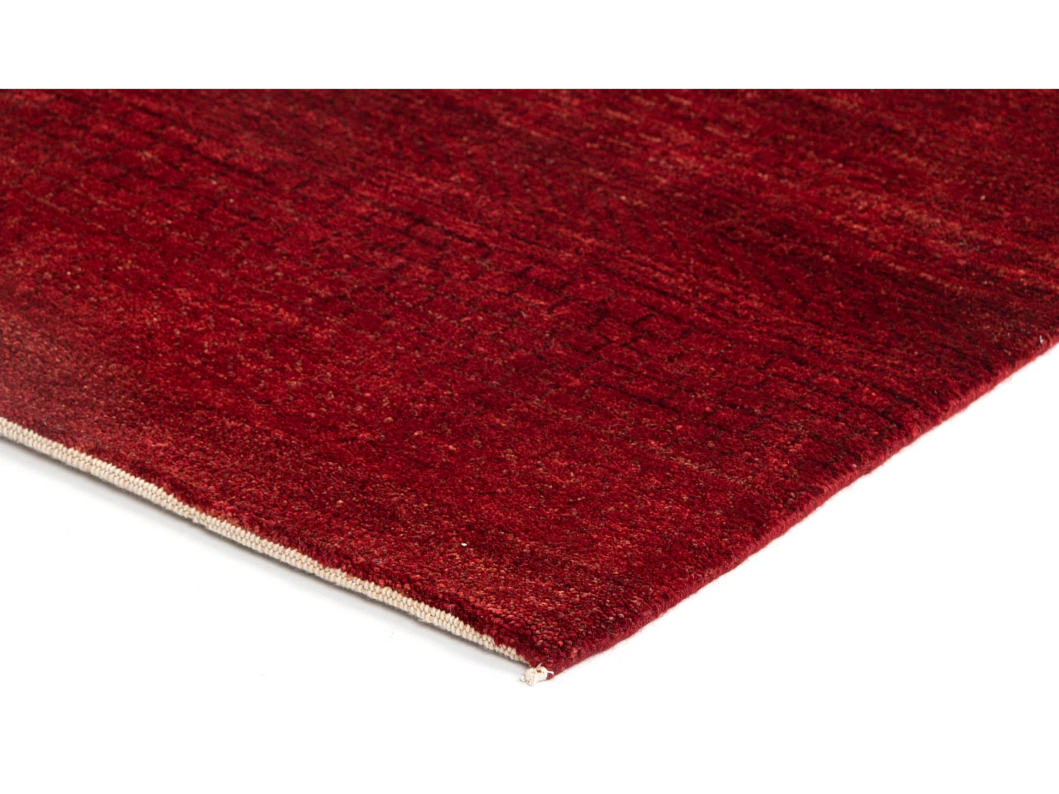 Tapis de laine 140x197 rouge Juma