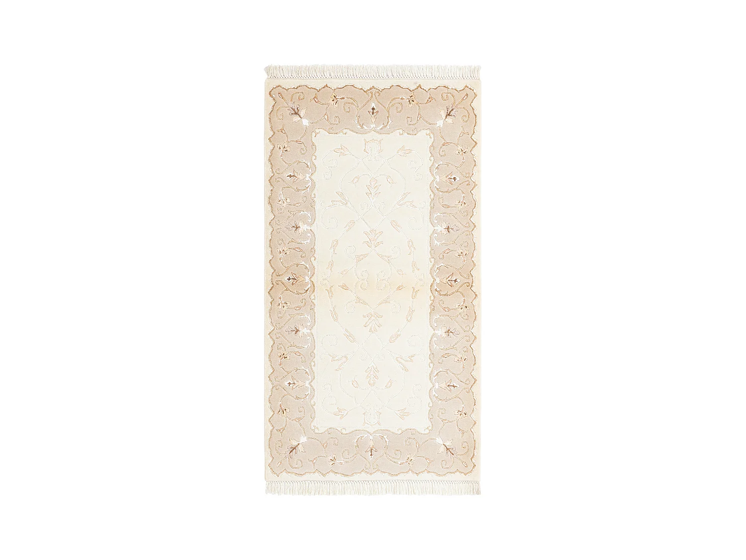 Tapis de laine 81x150 beige Darya