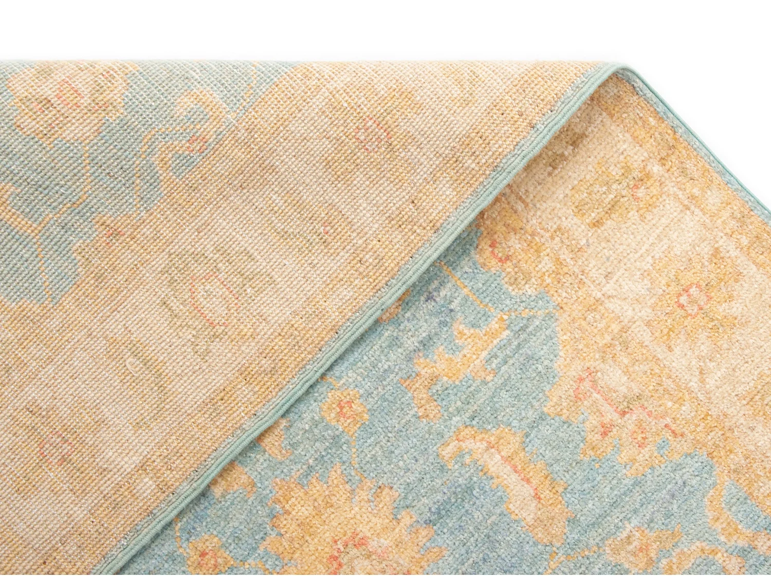 Läufer-Wollteppich 75x444 Beige Kaizar