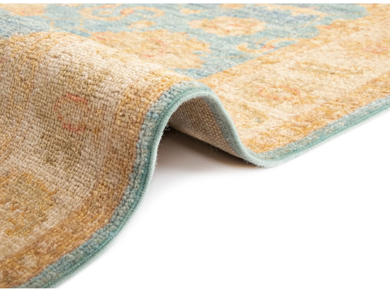 Tappeto per corridoio in lana 75x444 beige Kaizar