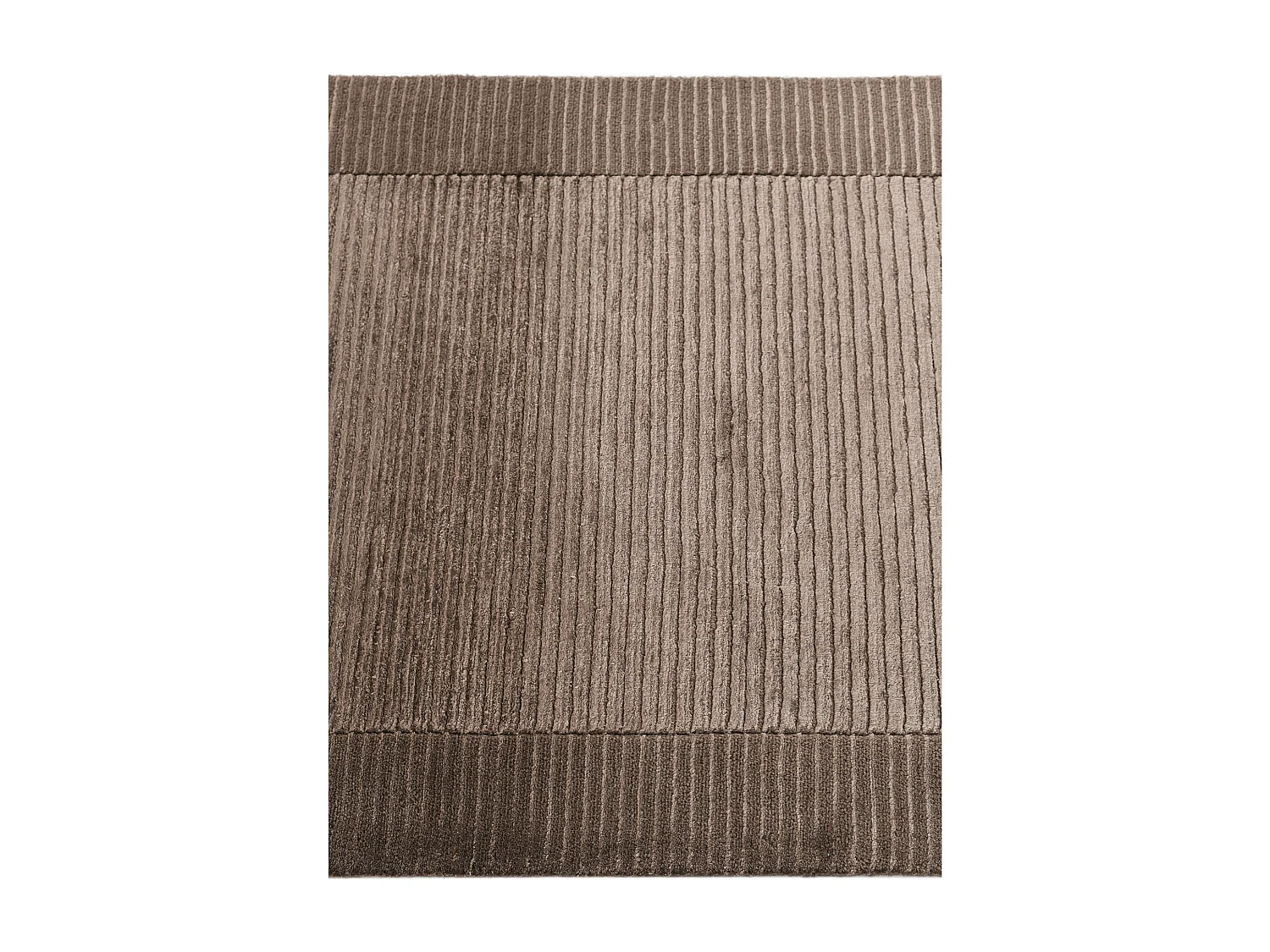 Läufer-Wollteppich 79x201 Braun Darya