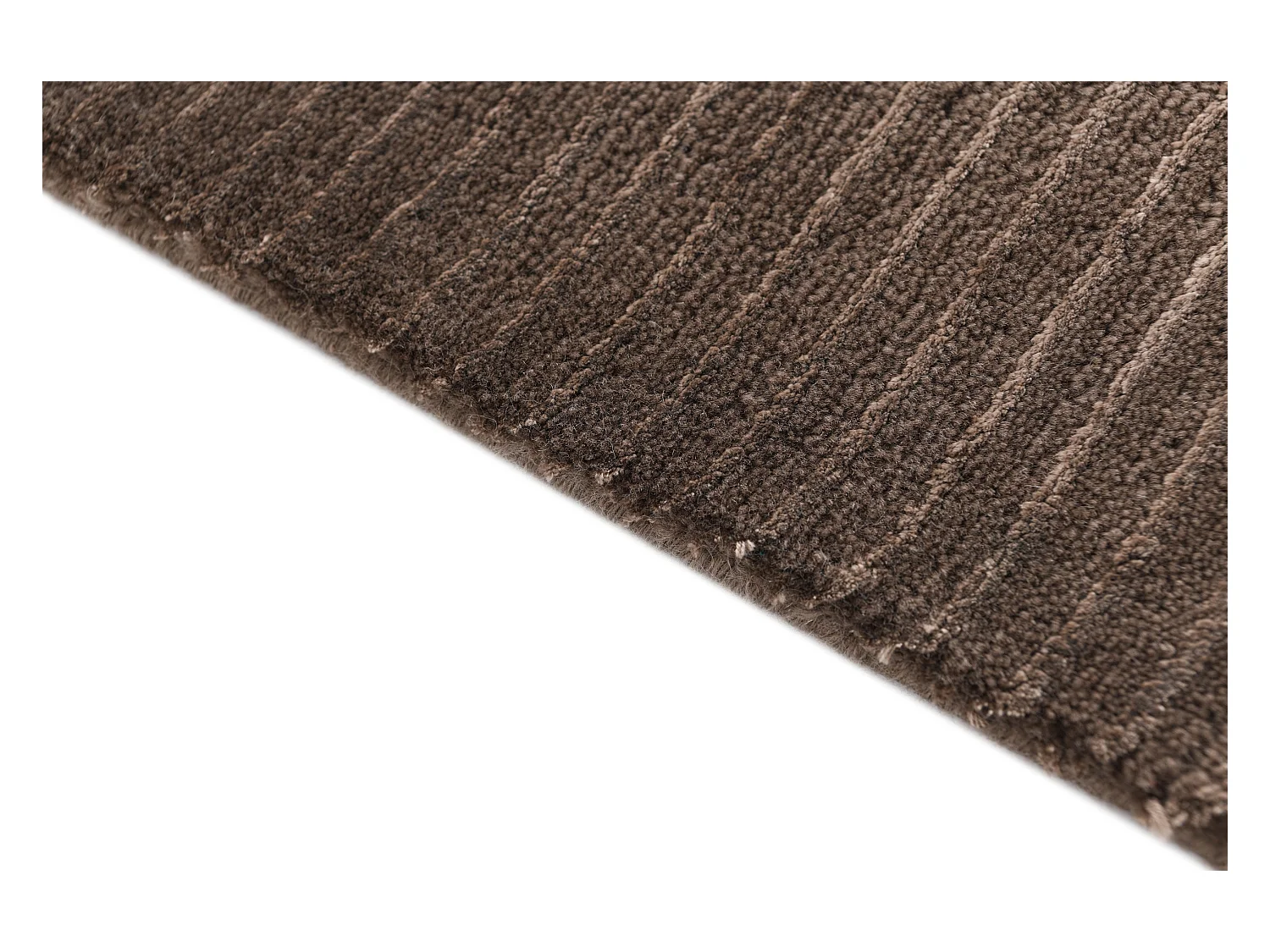 Läufer-Wollteppich 79x201 Braun Darya