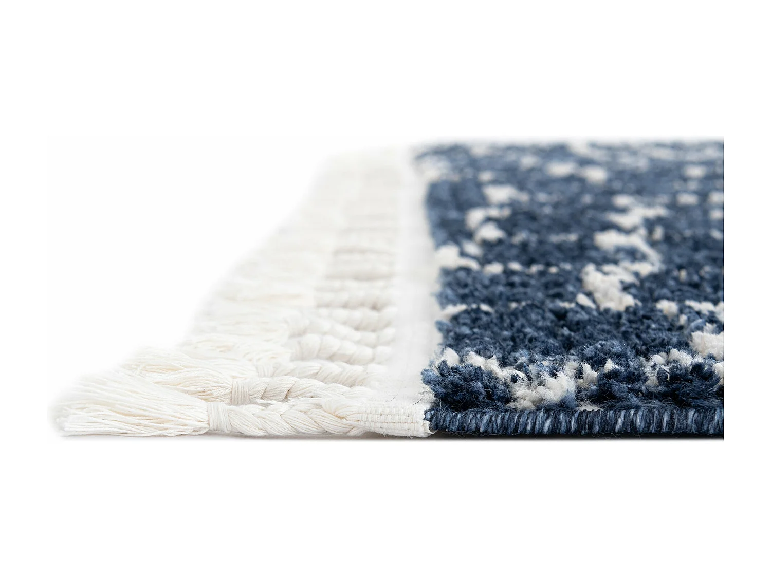 Tapis shaggy 160x245 Bleu Frauenfeld Diamond