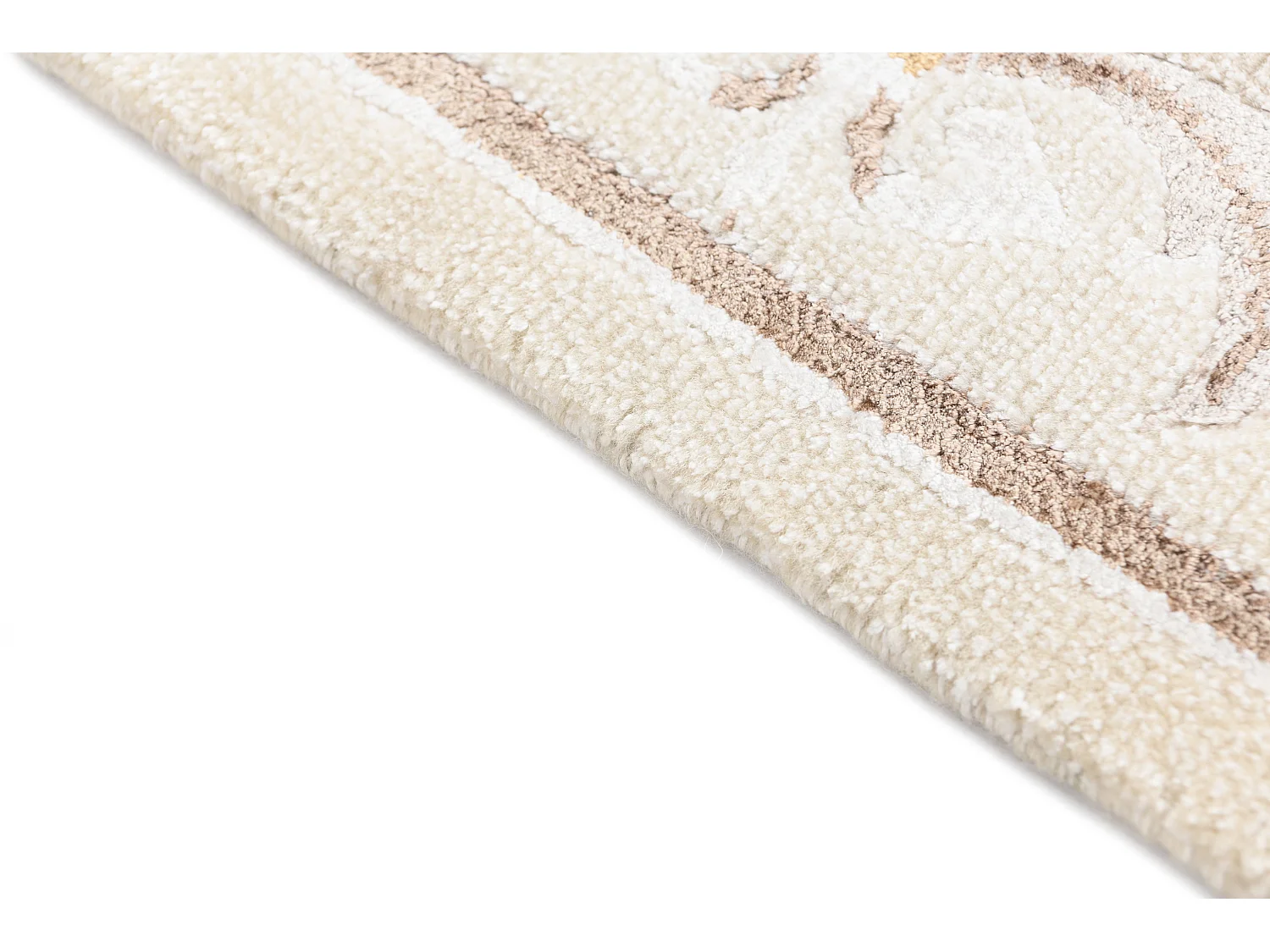 Wollteppich 124x183 Beige Darya