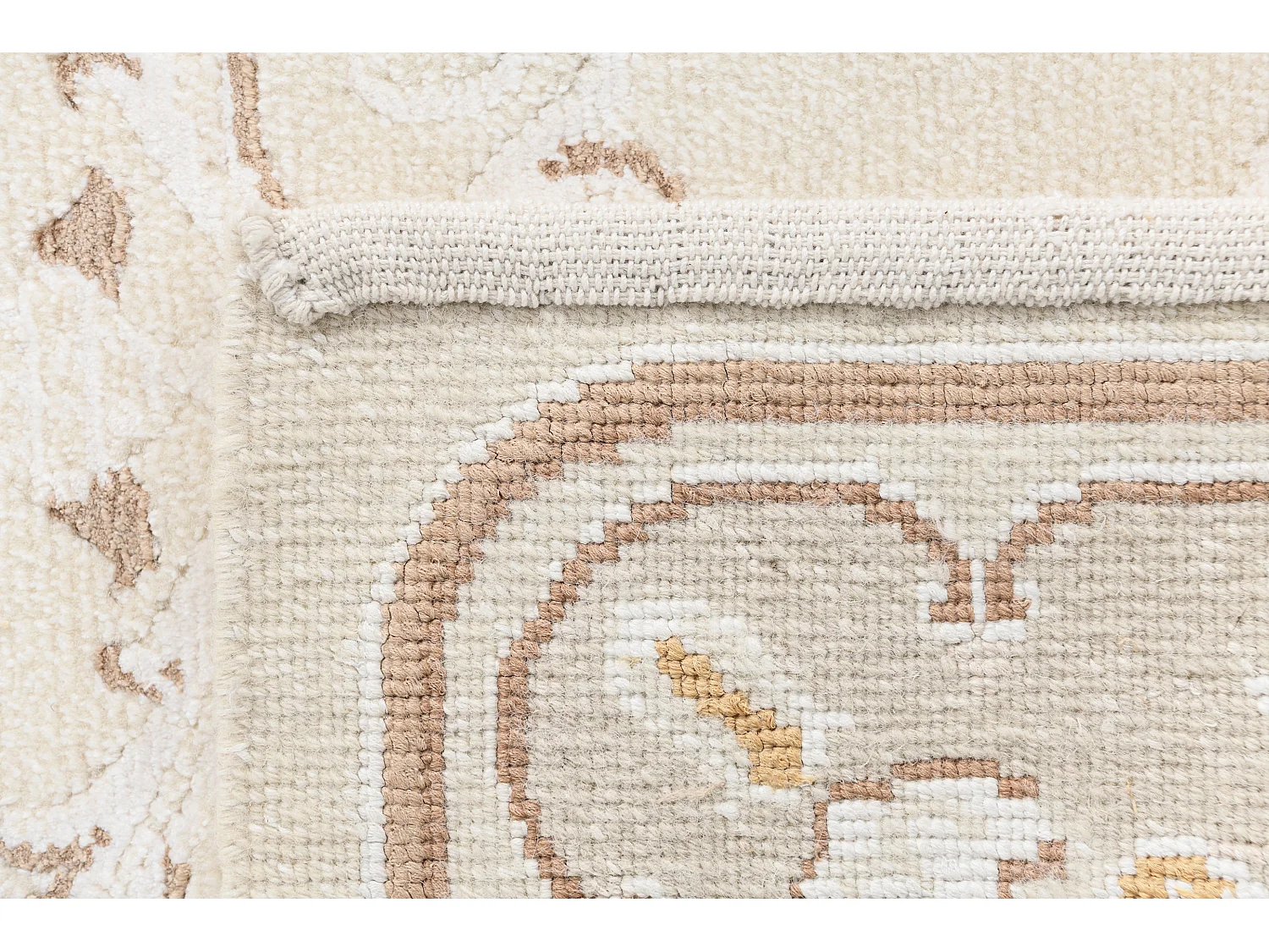 Wollteppich 124x183 Beige Darya