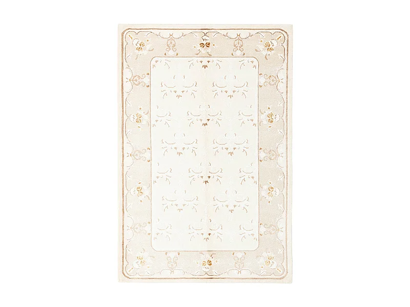 Tapis de laine 124x183 beige Darya