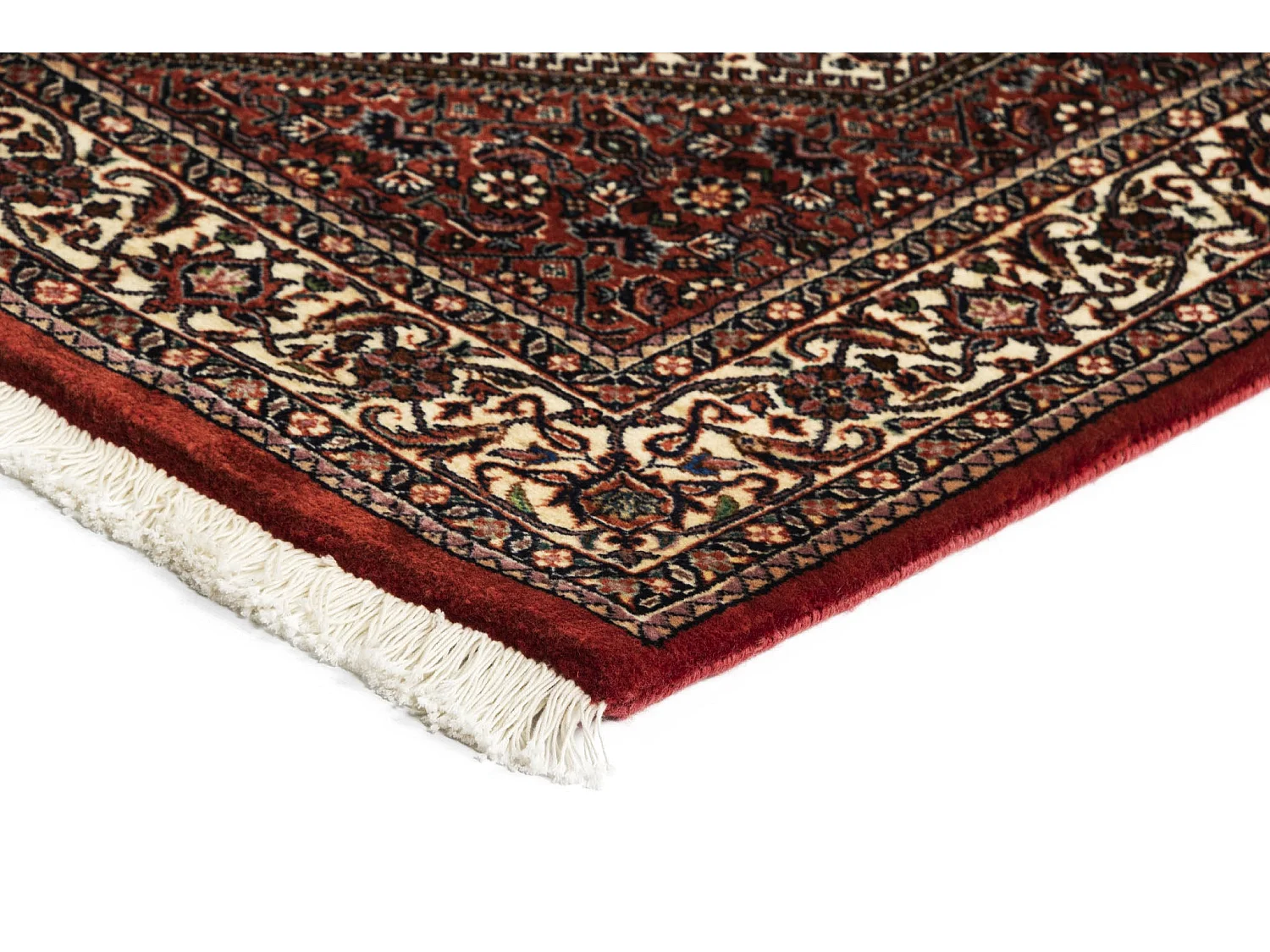 Tapis de couloir en laine 81x300 rouge Bidjar