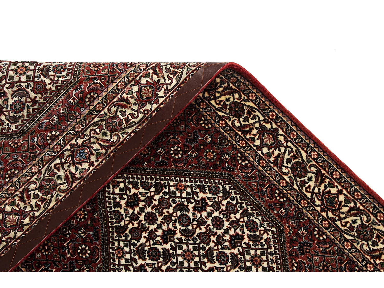 Tapis de couloir en laine 81x300 rouge Bidjar