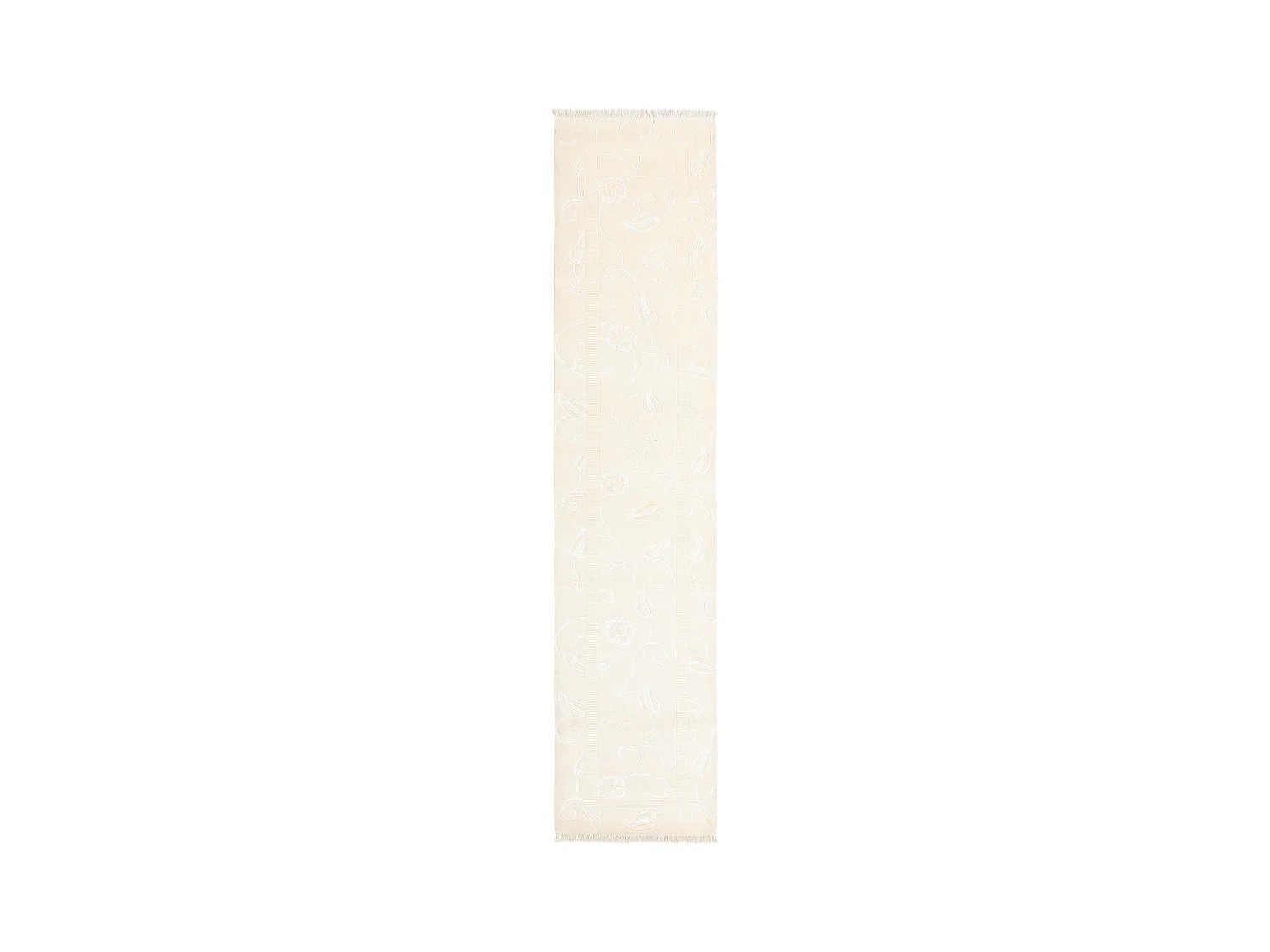 Tapis de couloir en laine 89x394 beige Darya