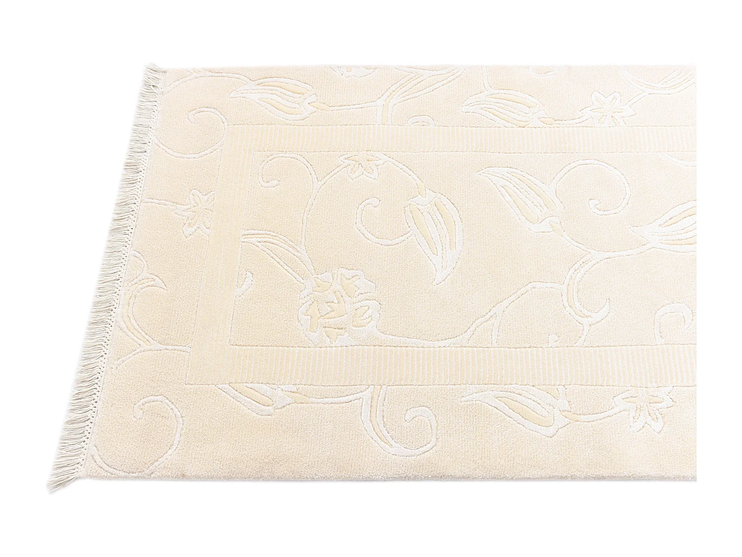 Tappeto per corridoio in lana 89x394 beige Darya