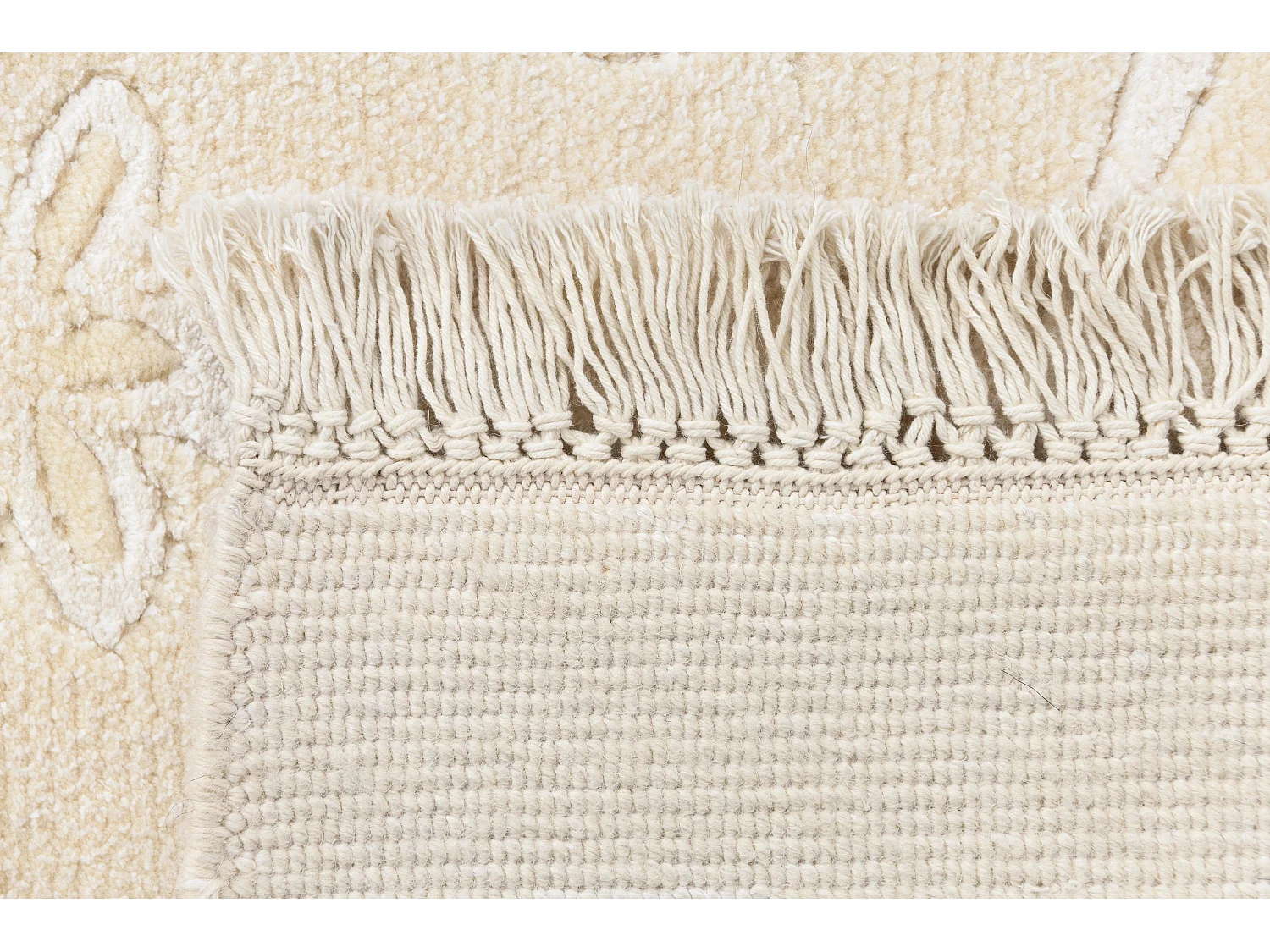 Tappeto per corridoio in lana 89x394 beige Darya