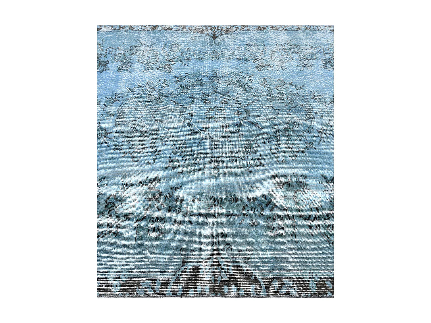 Tapis de laine 163x279 Bleu Ultra Vintage