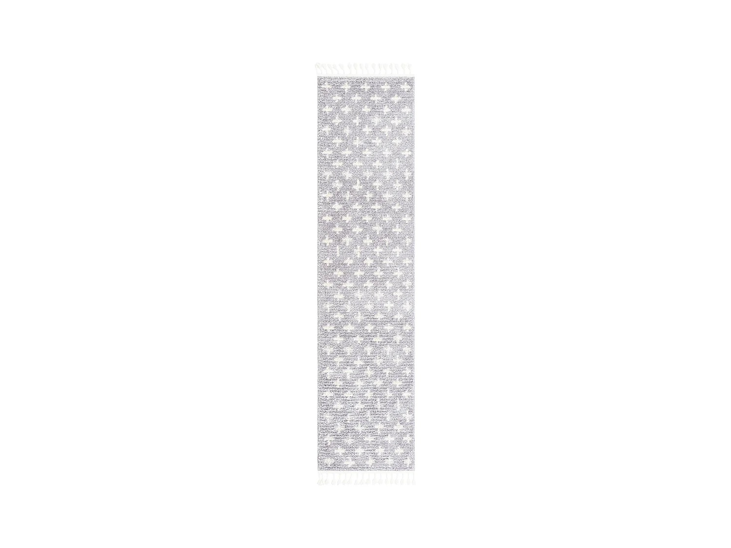 Tapis shaggy 80x305 gris Frauenfeld Rood