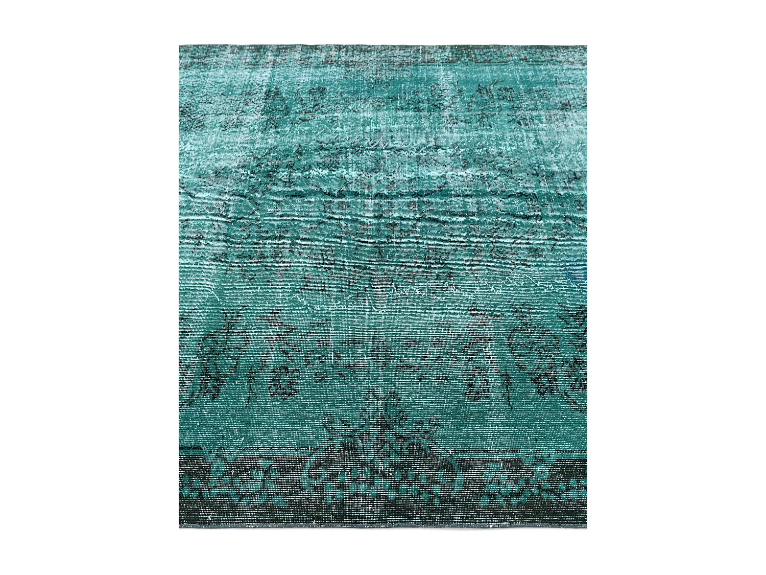 Wollteppich 185x290 Türkis Ultra Vintage