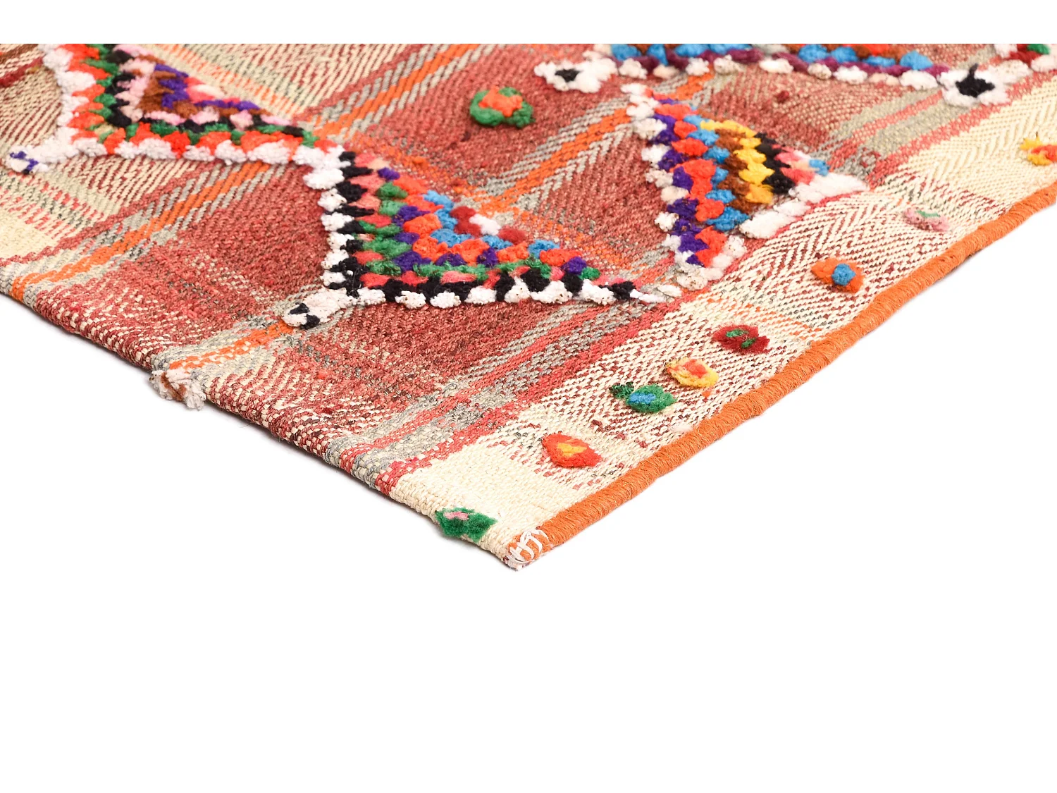 Wollteppich 154x252 Orange Jajim