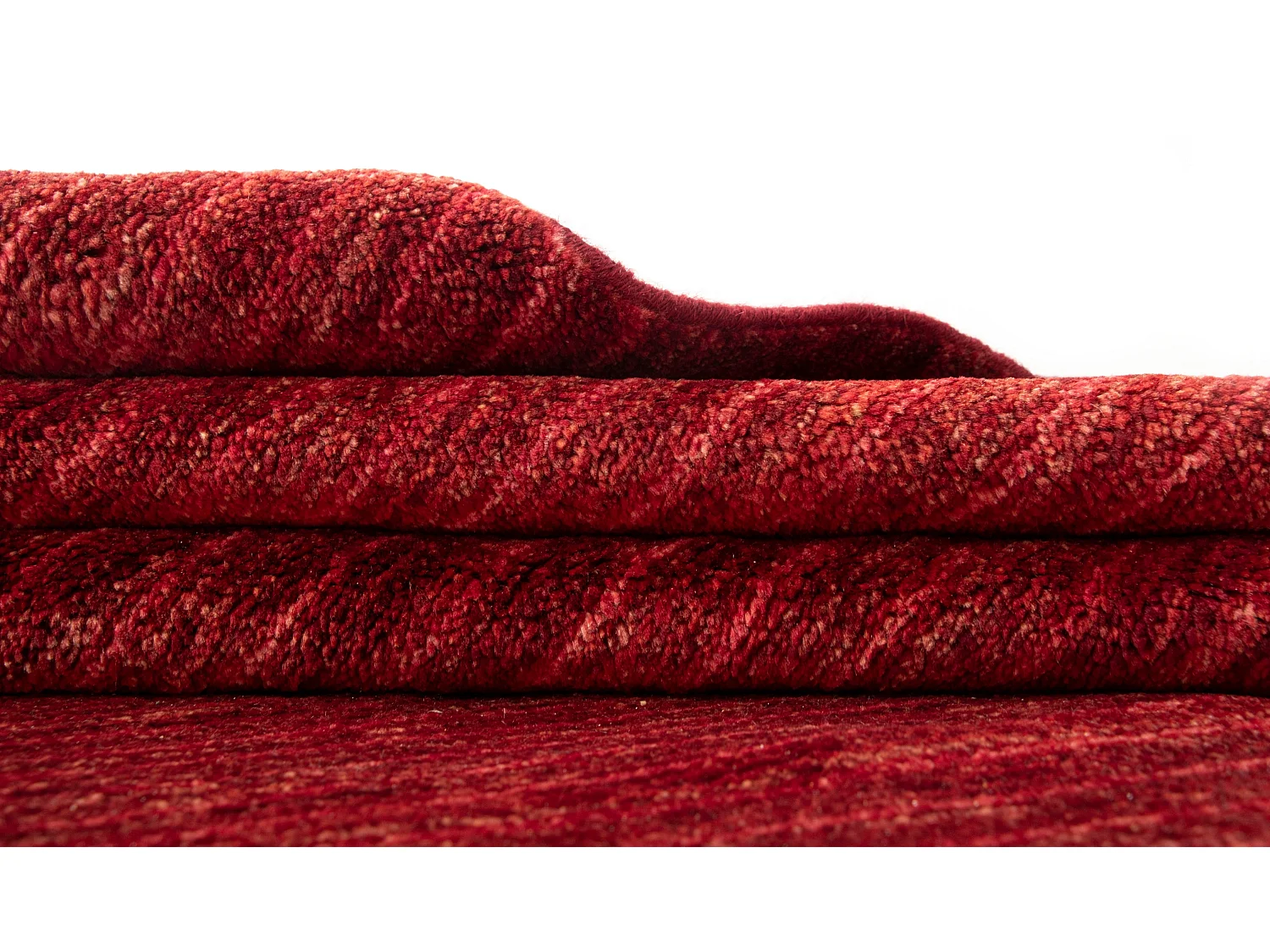 Tapis de laine 168x244 rouge Juma