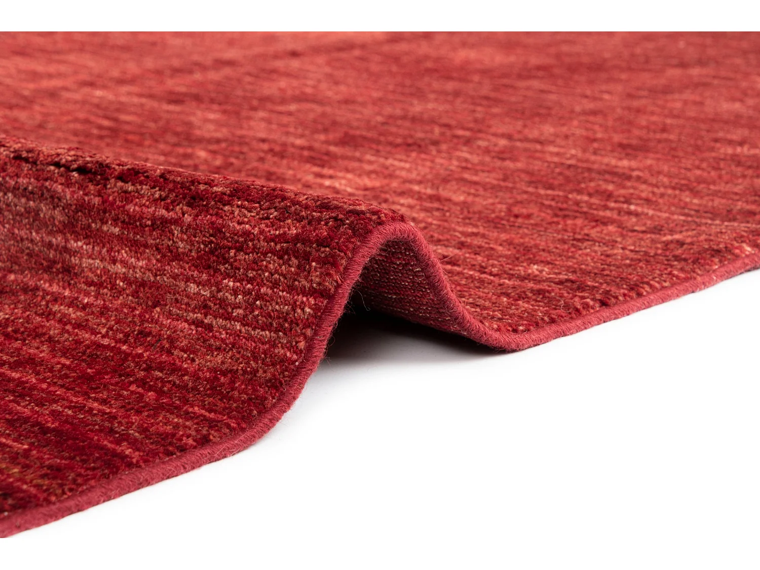 Tapis de laine 168x244 rouge Juma