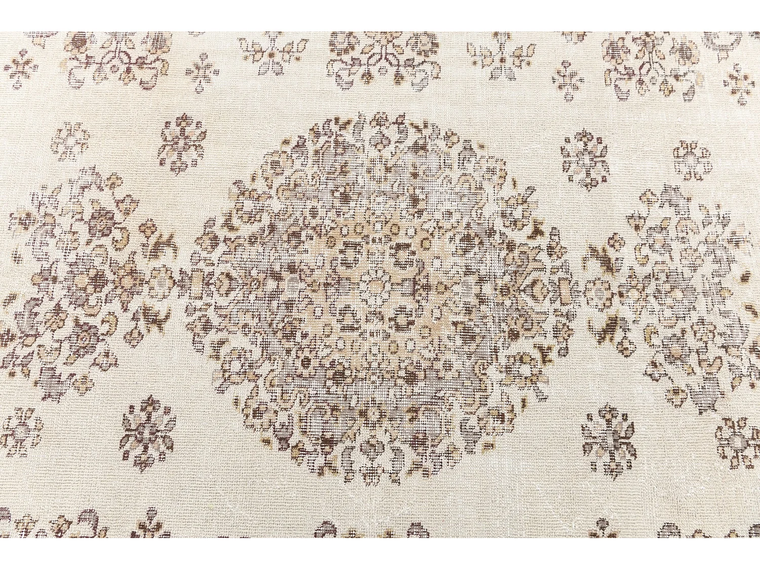 Wollteppich 160x264 Beige Ultra Vintage