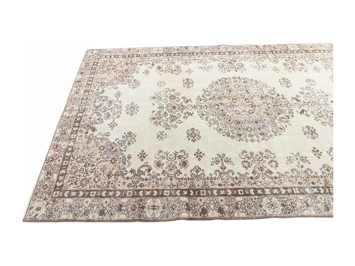 Tapis de laine 160x264 beige Ultra Vintage