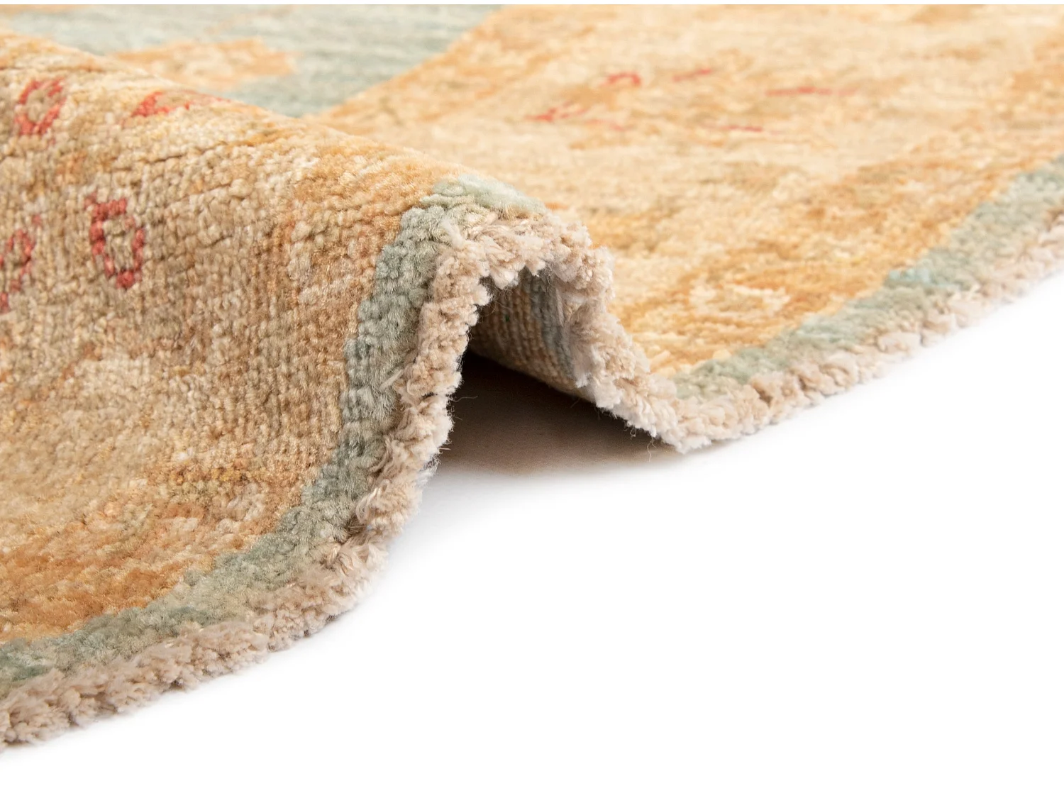 Wollteppich 145x147 Beige Kaizar