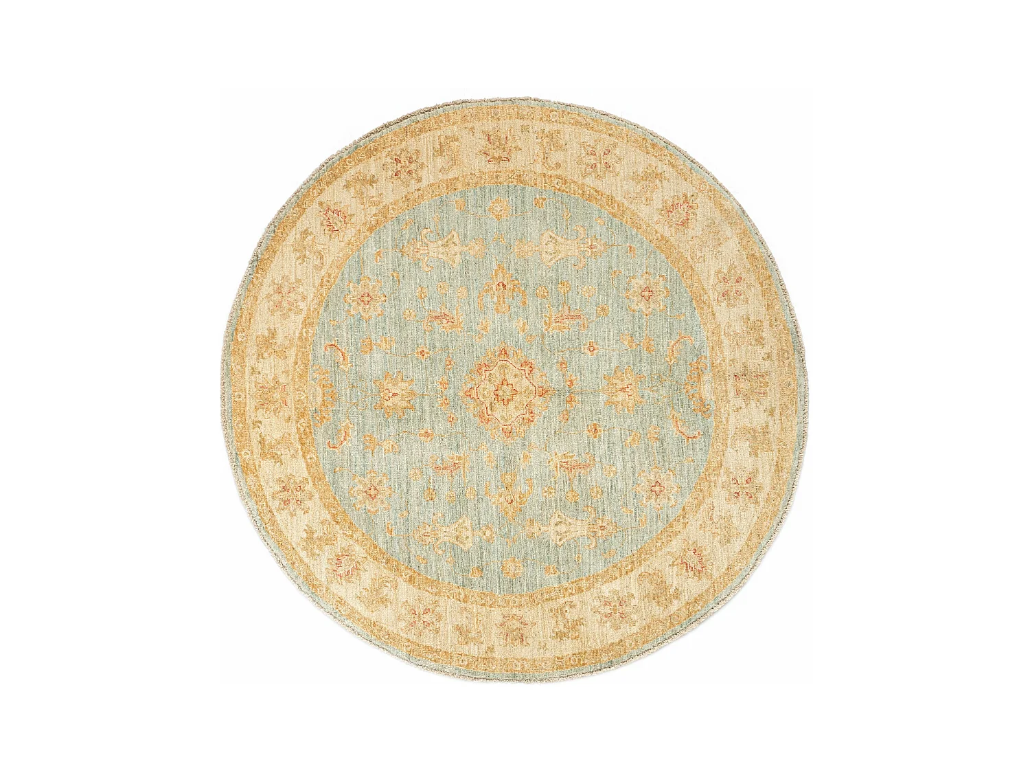 Tapis de laine 145x147 beige Kaizar