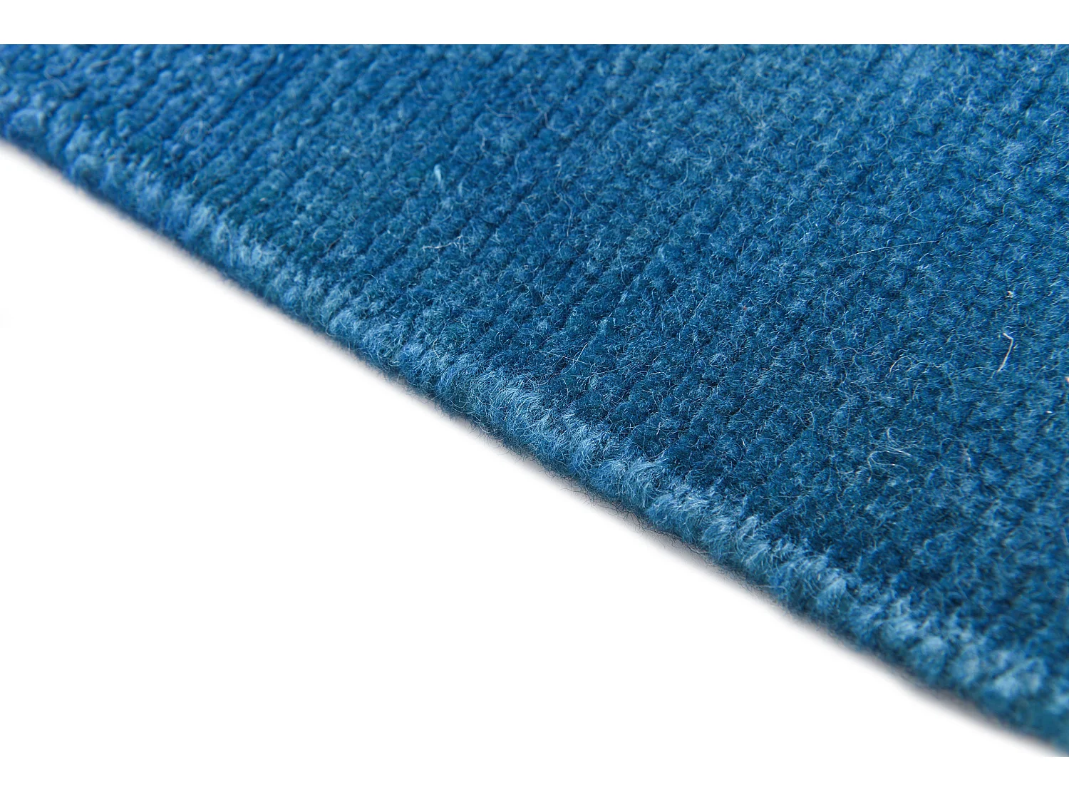 Läufer-Wollteppich 79x287 Blau Darya