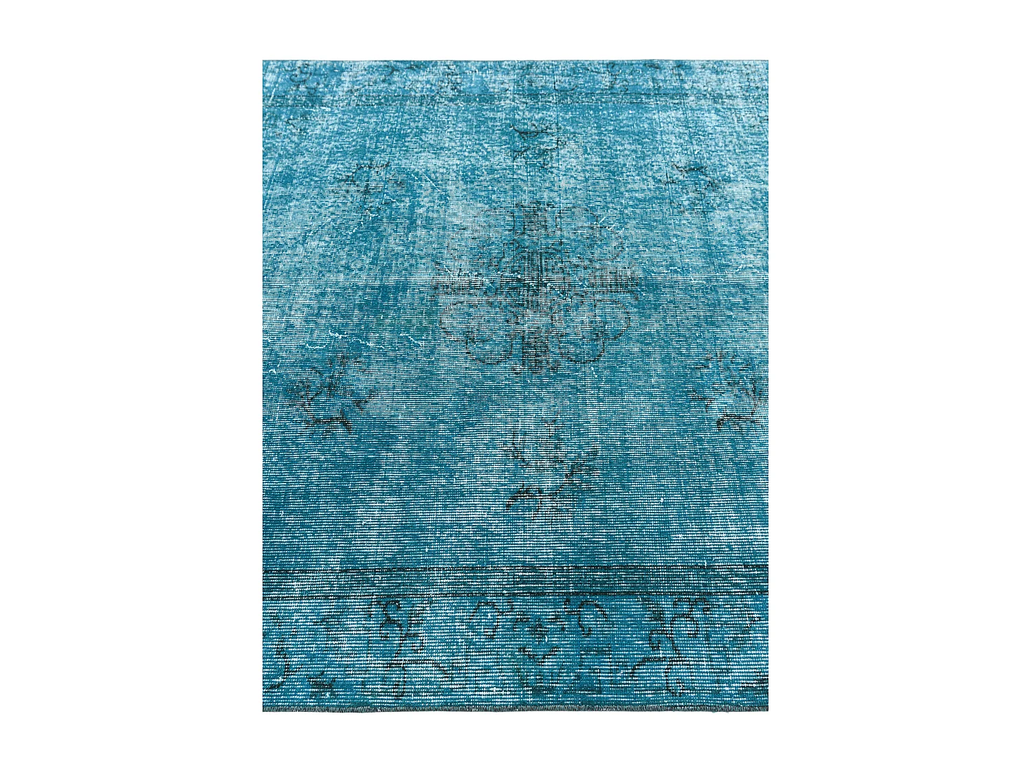 Tapis de laine 155x254 turquoise Ultra Vintage