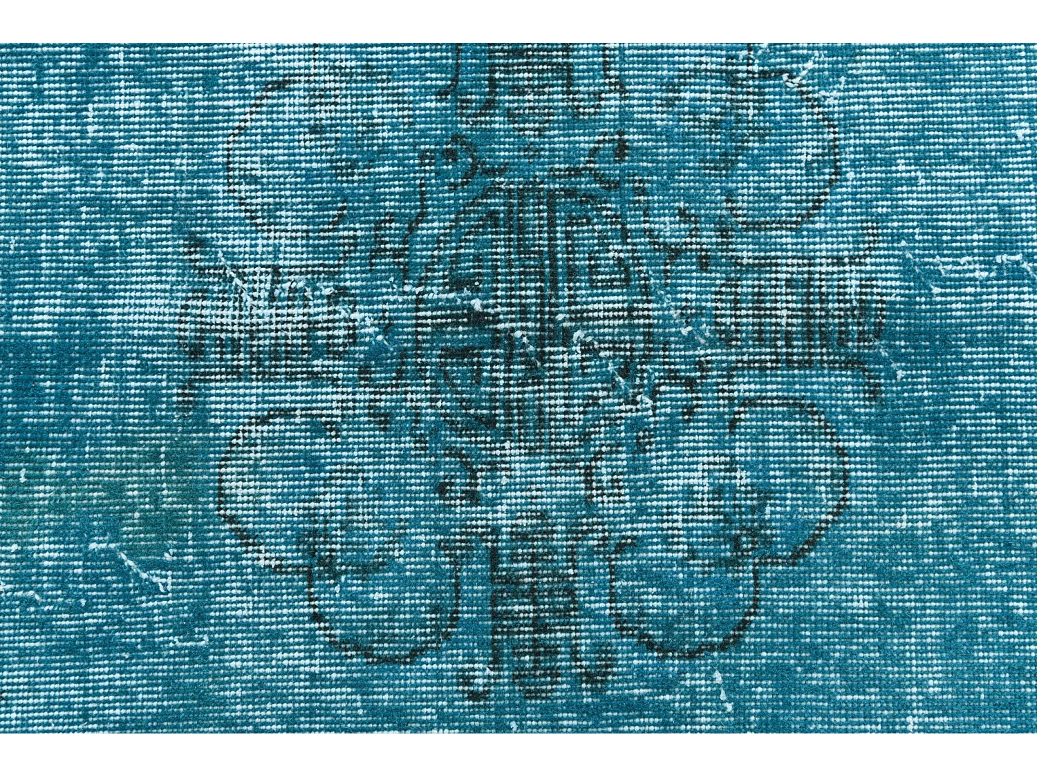 Tapis de laine 155x254 turquoise Ultra Vintage