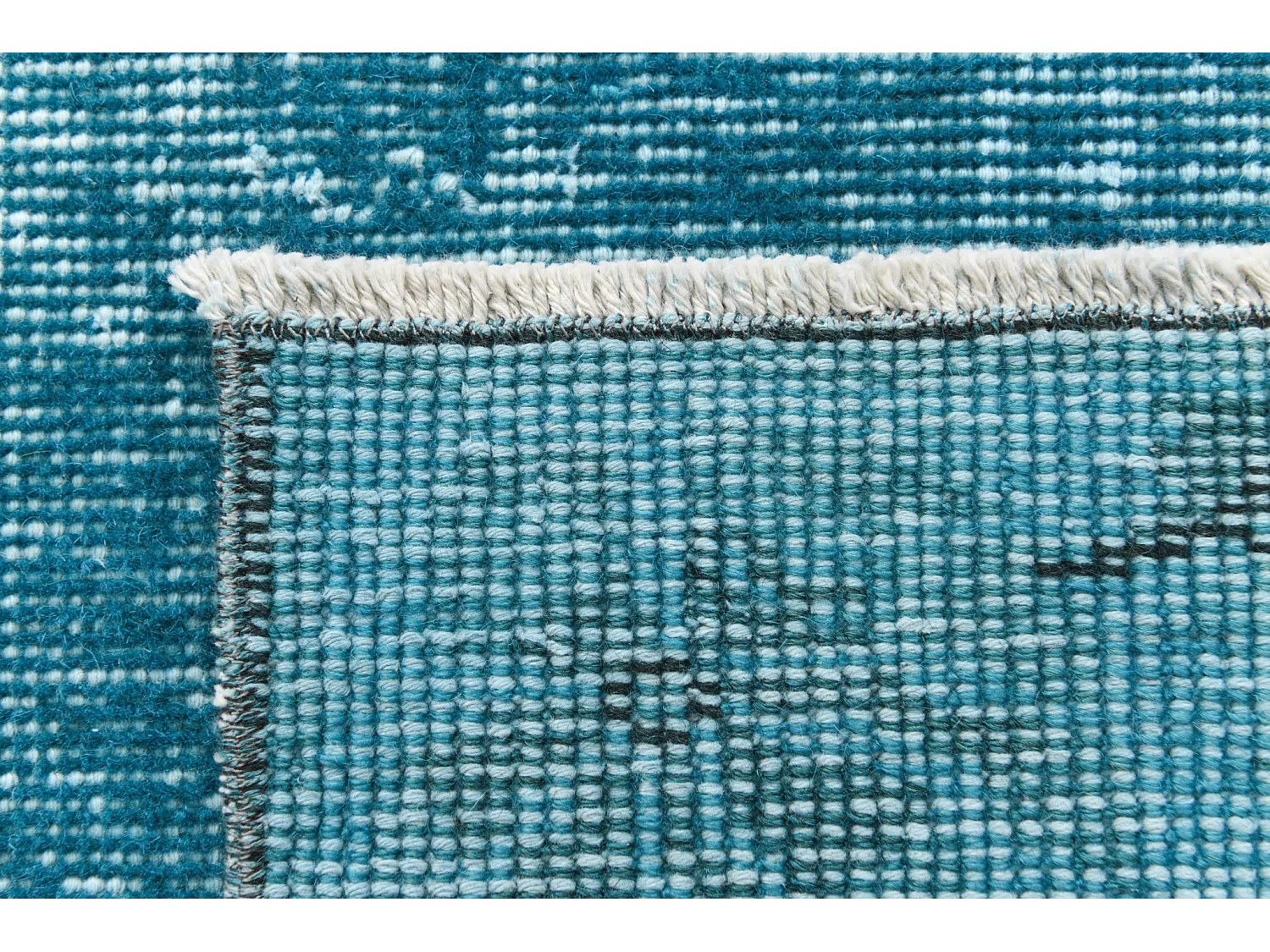 Tapis de laine 155x254 turquoise Ultra Vintage